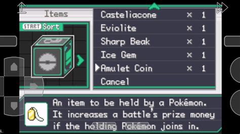 how to upgrade amulet coin pokemon unbound|Pokemon unbound .